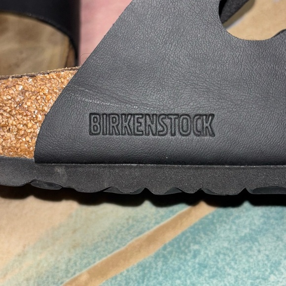 Birkenstock Florida Birko Flor Soft Footbed - Black sandals women’s  size 9 - Picture 5 of 11